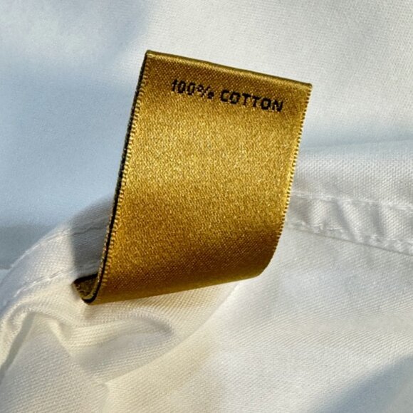 Investments II Woman TAYLOR Gold Label Button Up Shirt 20W White Work Top - Picture 9 of 15